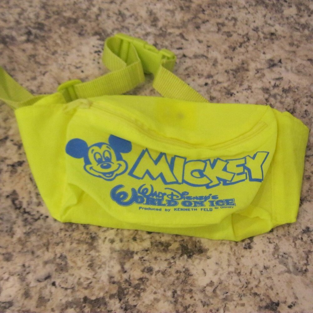 Vintage Mickey's Walt Disney World On Ice Fanny Pack
